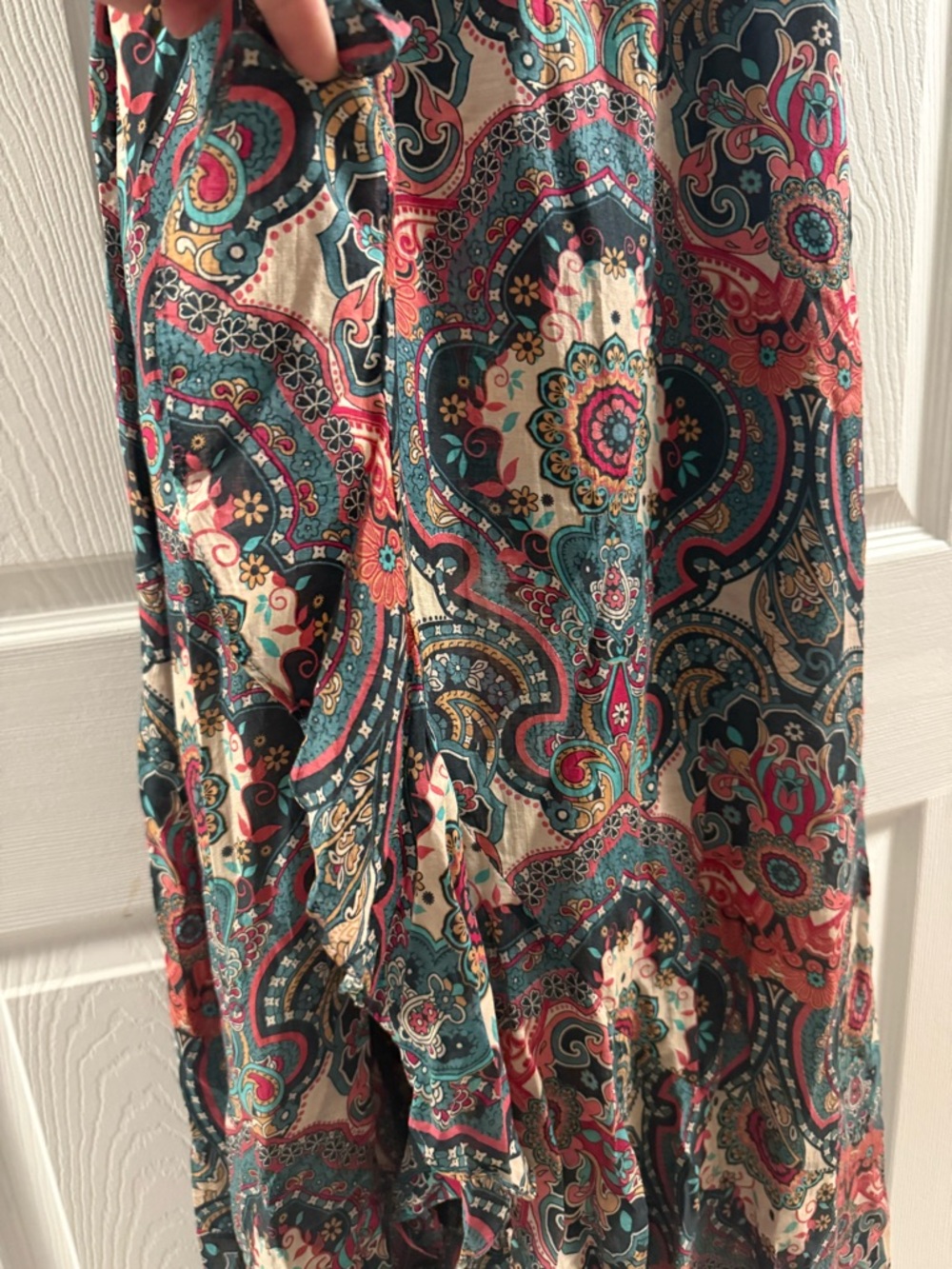 Vintage Farm Rio Paisley Dress Size Small - Picture 3 of 15